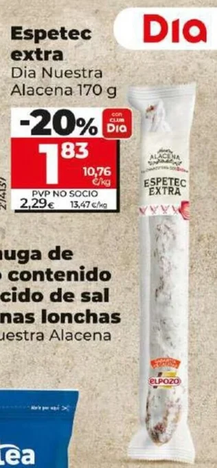 Dia Espetec extra oferta