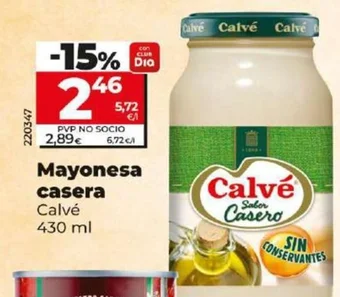 Dia Mayonesa casera oferta