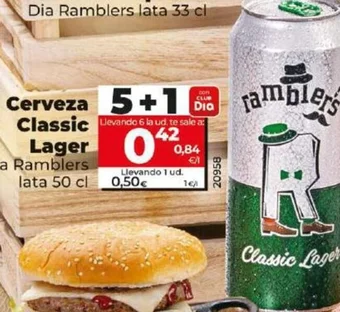 Dia Cerveza Classic Lager oferta