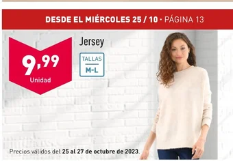 ALDI Jersey oferta