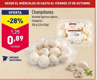 ALDI Champiñones oferta