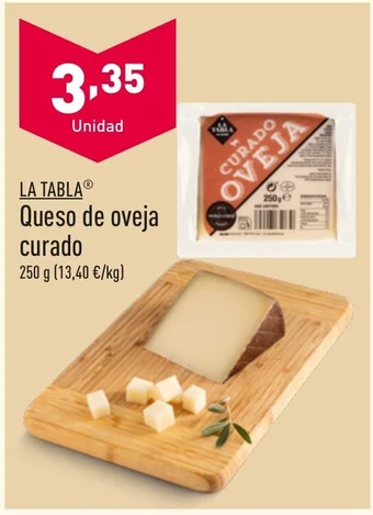 ALDI Queso de oveja curado 250 g oferta