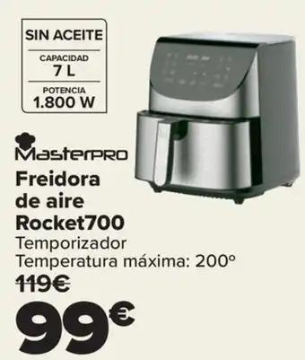 Carrefour MasterPRO Freidora de aire Rocket700 oferta