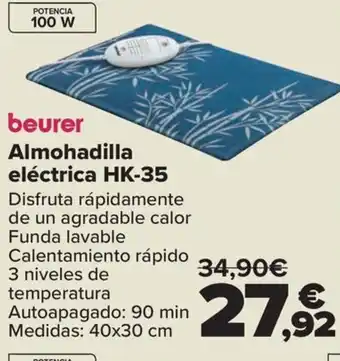 Carrefour Almohadilla eléctrica HK-35 oferta