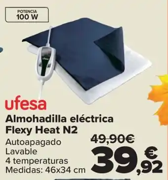 Carrefour Almohadilla eléctrica Flexy Heat N2 oferta