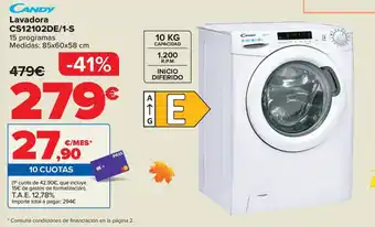 Carrefour Lavadora CS12102DE/1-S oferta