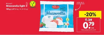 Lidl Mozzarella light oferta
