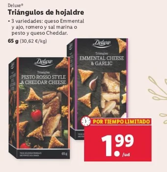 Lidl Triángulos de hojaldre oferta