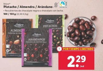 Lidl Pistacho / Almendra / Arándano oferta