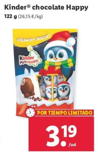 Lidl Kinder® chocolate Happy oferta