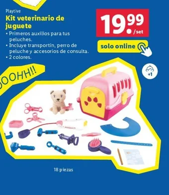 Lidl Kit veterinario de juguete oferta