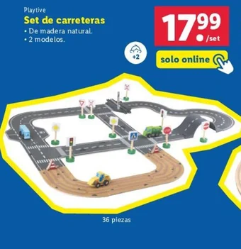 Lidl Set de carreteras oferta