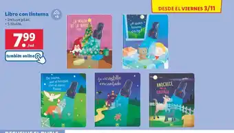 Lidl Libro con linterna oferta