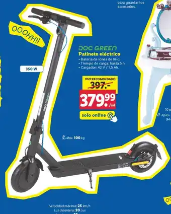 Lidl Patinete eléctrico oferta