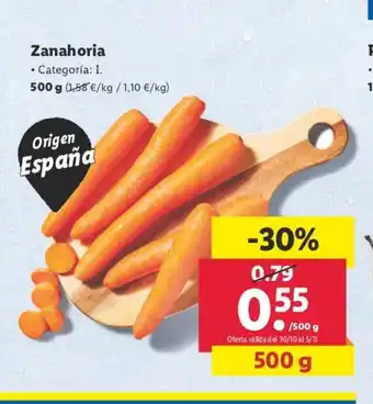 Lidl Zanahoria oferta