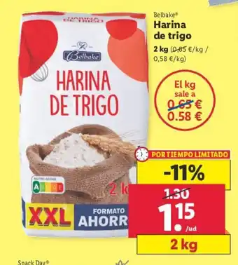 Lidl HARINA DE TRIGO oferta