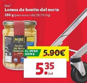 Lidl Nixe Lomos de bonito del norte 280g oferta