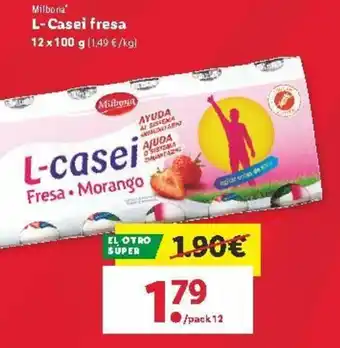 Lidl L-Casei fresa 12 x 100g oferta