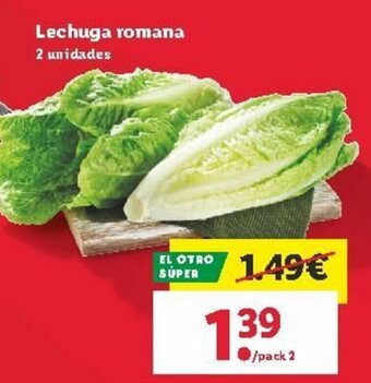 Lidl Lechuga romana oferta