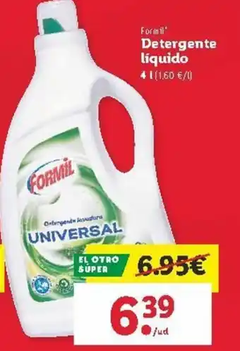 Lidl Detergente liquido 4l oferta