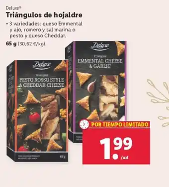Lidl Triángulos de hojaldre oferta
