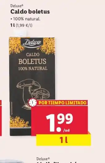 Lidl Caldo boletus oferta