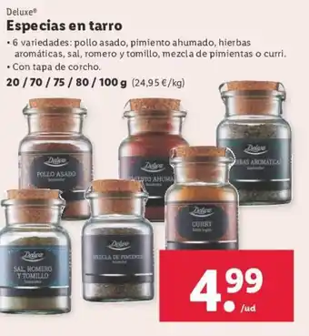 Lidl Especias en tarro oferta