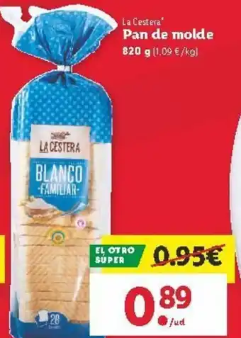 Pan de molde 820g