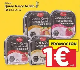 Lidl Milbona Queso fresco batido 180g oferta