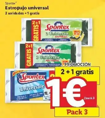 Lidl Estropajo universal oferta