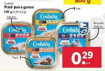Lidl Paté para gatos 100g oferta