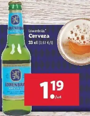 Lidl Cerveza 33cl oferta