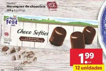 Lidl Merengues de chocolate 300g oferta