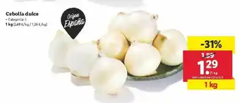 Lidl Cebolla dulce 1kg oferta