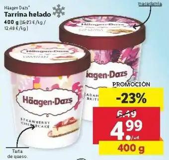 Lidl Tarrina helado 400g oferta