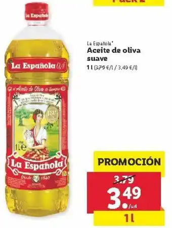 Lidl Aceite de oliva suave 1l oferta