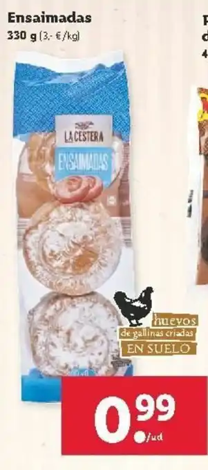 Lidl Ensaimadas 330g oferta