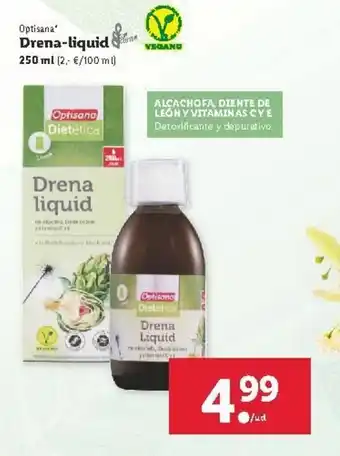 Lidl Drena Liquid 250ml oferta