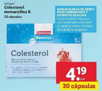 Lidl Colesterol monacolima K oferta