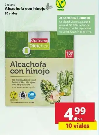 Lidl Alcachofa con hinojo oferta
