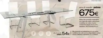 MyMobel mesa de comedor Palma oferta