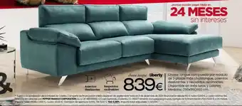 MyMobel chaise lonque liberty oferta