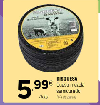 Coviran Disquesa Queso mezcla semicurado oferta