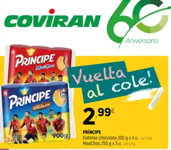 Coviran Príncipe Galletas chocolate 300g x 3 u. oferta