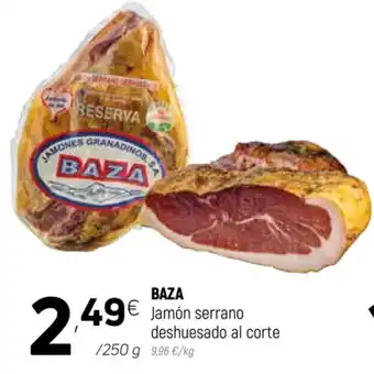 Coviran Baza Jamón serrano deshuesado al corte 250g oferta