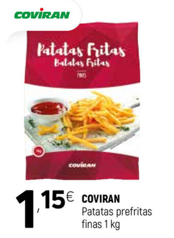 Coviran Coviran Patatas prefritas finas 1kg oferta