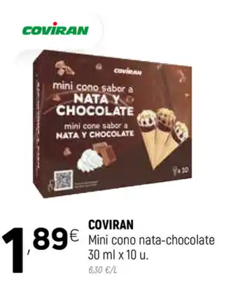 Coviran Coviran Mini cono nata-chocolate 30ml x 10 u oferta