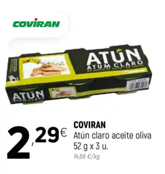 Coviran Coviran Atún claro en aceite oliva 52g x 3 u . oferta