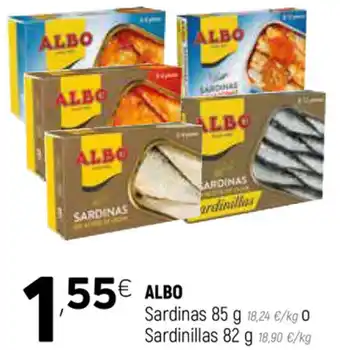 Coviran Albo Sardinas 85g , Sardinillas 82g oferta