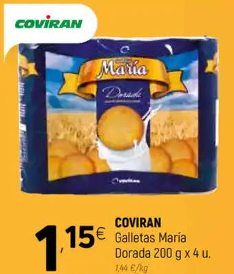 Coviran Coviran Galletas María Dorada 200g x 4 u oferta
